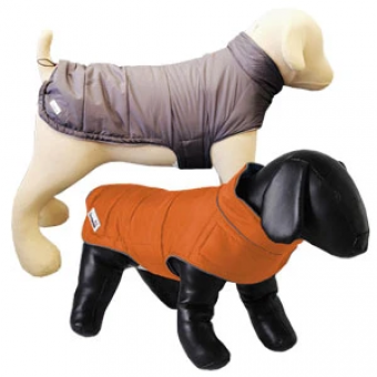 Doodlebone Combi-Puffer omkeerbare hondenjas Oranje / antraciet