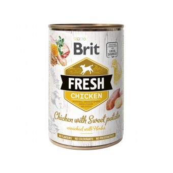 Brit Fresh Blikvoer Kip met Zoete Aardappel
