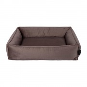District 70 Shimmer Box Bed Taupe