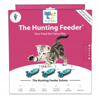 Doc & Phoebe's Indoor Hunting Cat Feeder