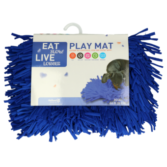 Eat Slow Live Longer Play Mat (Snuffelmat) Blauw