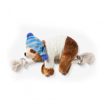Fringe Beanie Sweater Sloth on a rope