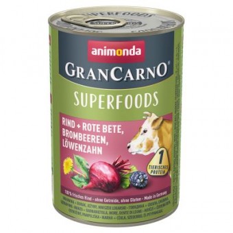 Grancarno Superfoods Rundvlees, Bieten, Braambessen & Paardenbloem