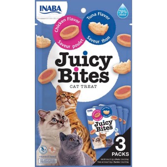 Inaba Kat Juicy Bites Tonijn met Kip