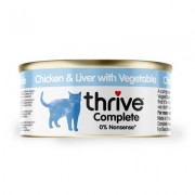 Thrive Cat Wet Food Chicken, Liver & Vegs
